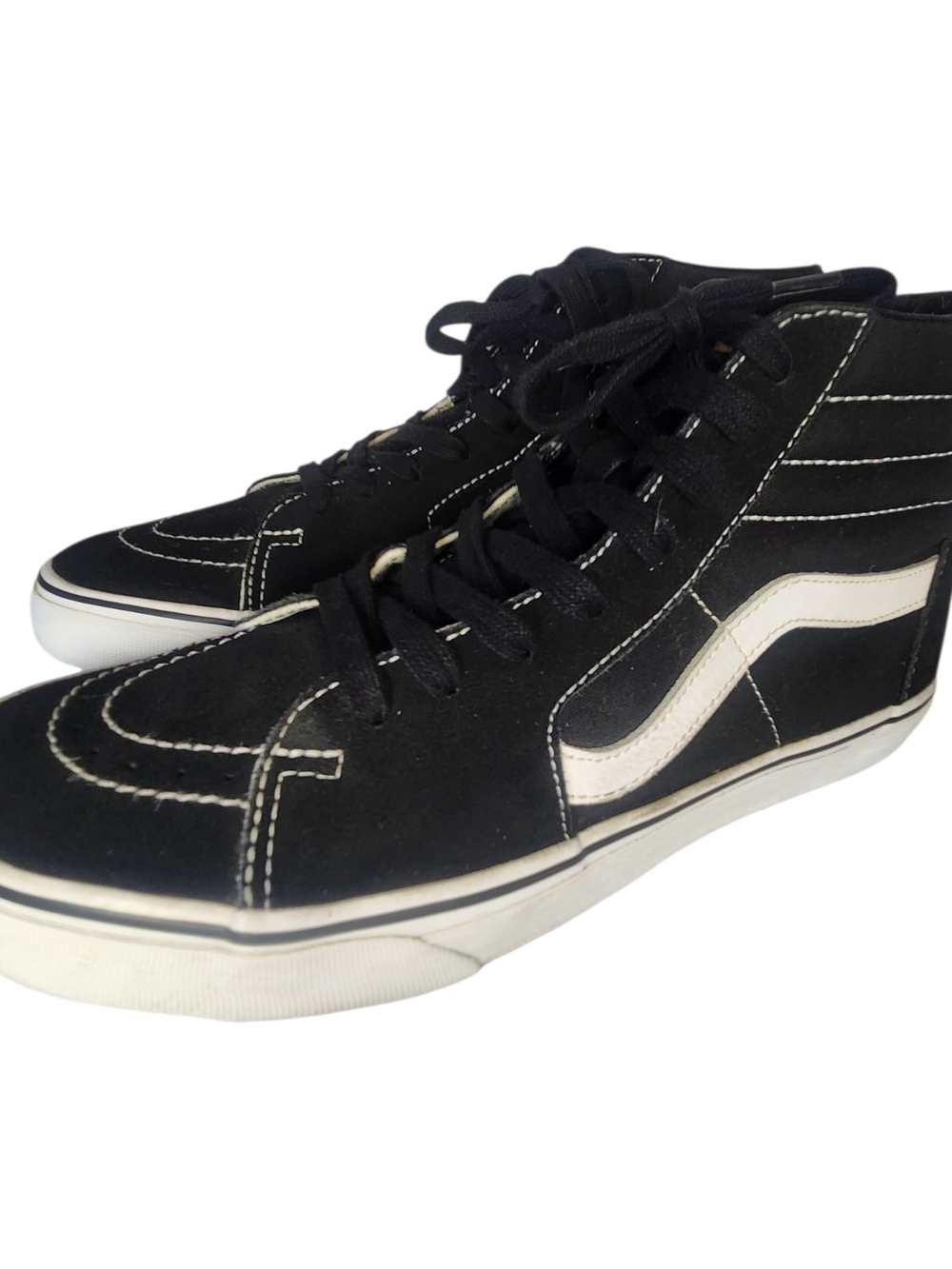 Vans Sk8-Hi Black White Skateboard Sneakers Men’s Size 10.5/UK 9.5/EUR 44